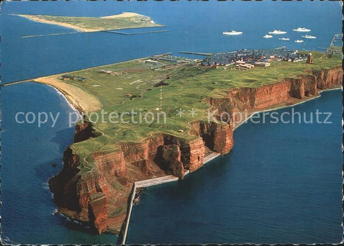 HELGOLAND Insel Schleswig-Holstein Fliegeraufnahme