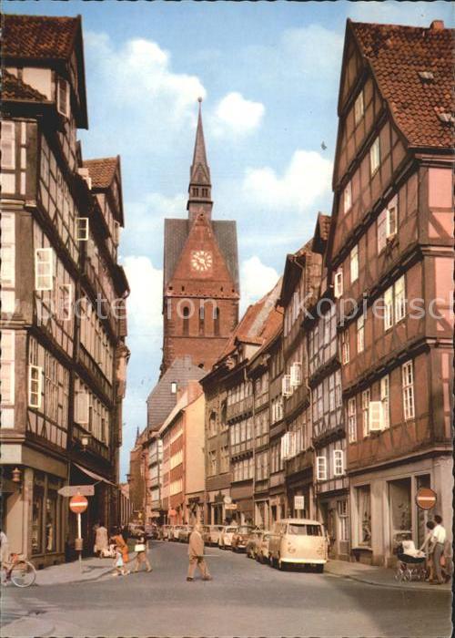 HANNOVER  CITY Kramerstrasse mit Marktkirche