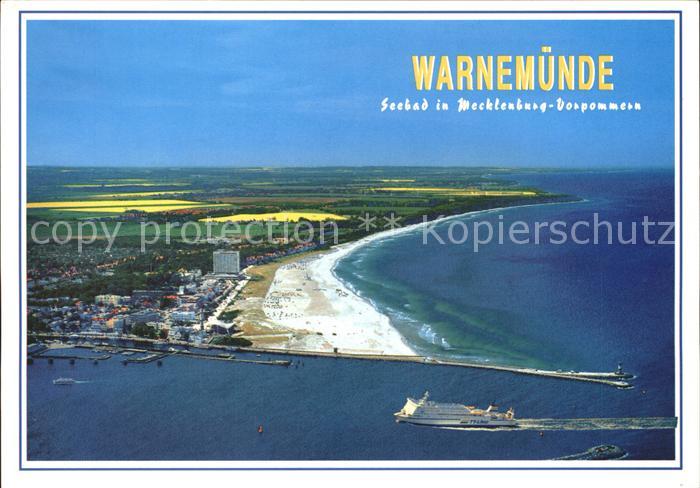 Warnemuende Ostseebad Fliegeraufnahme