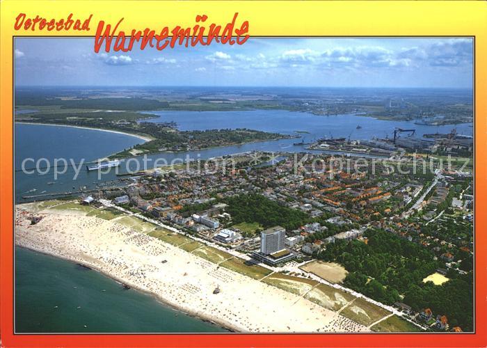 Warnemuende Ostseebad Fliegeraufnahme