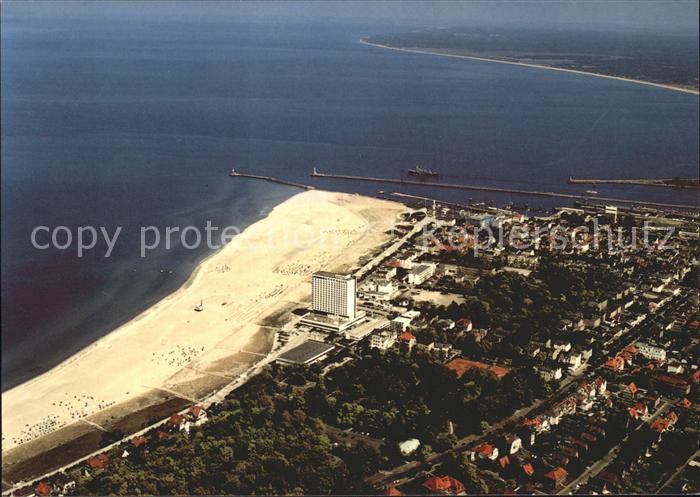 Warnemuende Ostseebad Fliegeraufnahme