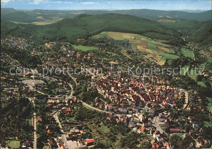 Bad Wildungen Altstadt Kurviertel Fliegeraufnahme