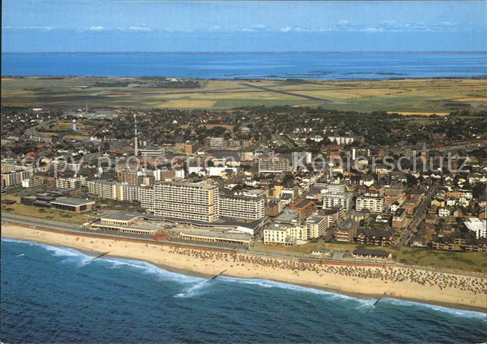 Westerland Sylt Nordseeheilbad Fliegeraufnahme