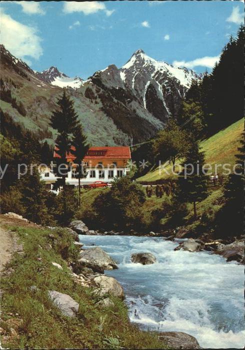 Mayrhofen Zillertal Gasthof Pension Zillergrund Brandbergkolm Bergbach