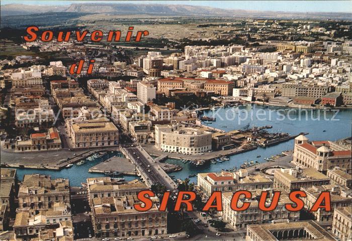 Siracusa Panorama e Ponte Umberto veduta aerea