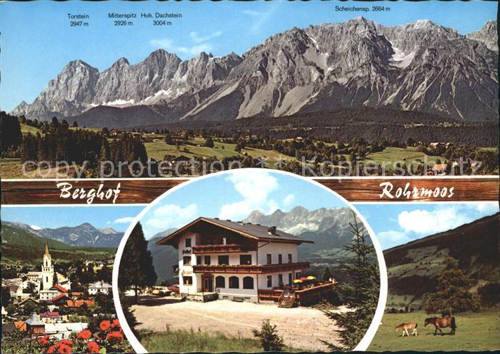 Schladming Obersteiermark Gasthof Pension Berghof Rohrmoos Alpenpanorama