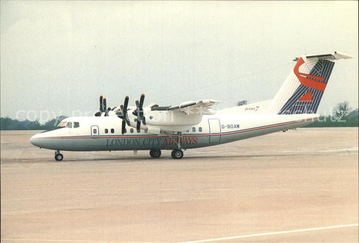 Flugzeuge Zivil London City Airways DHC-7-110 Dash 7 G-BOAW C/N 110