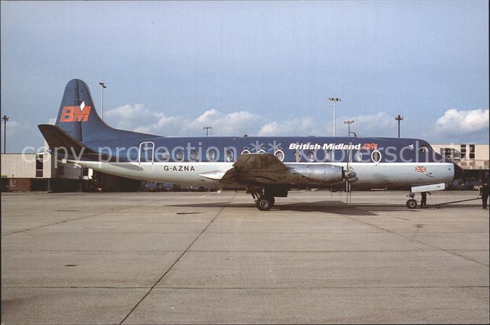 Flugzeuge Zivil British Midland Vickers 813 Viscount G-AZNA c/n 350