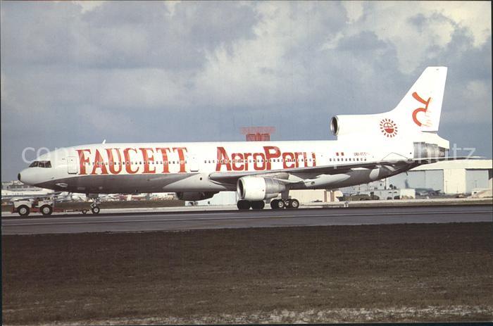 Flugzeuge Zivil Faucett Aero Peru Lockheed 1011 Tristar OB-1455 c/n 1002
