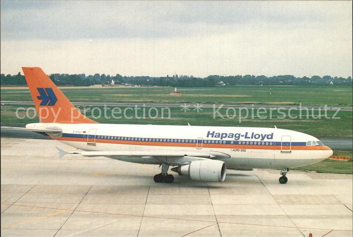 Flugzeuge Zivil Hapag-Lloyd Airbus A310-200 D-AHLV C/N