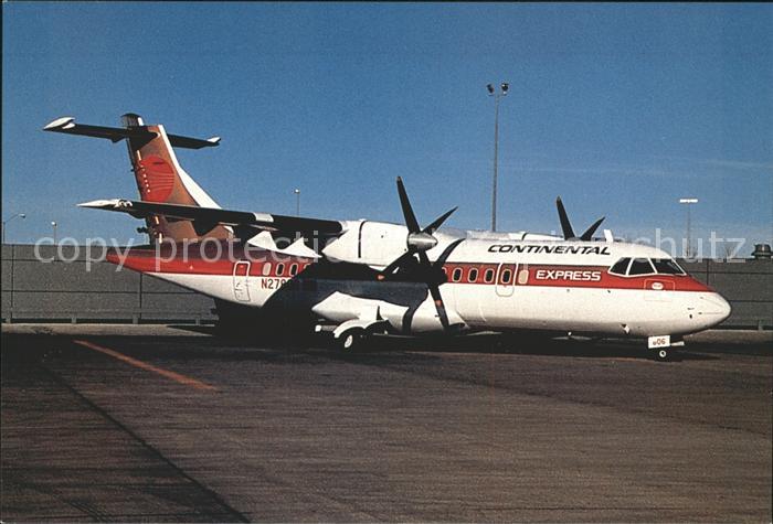 Flugzeuge Zivil Continental Express ATR-42 N27906