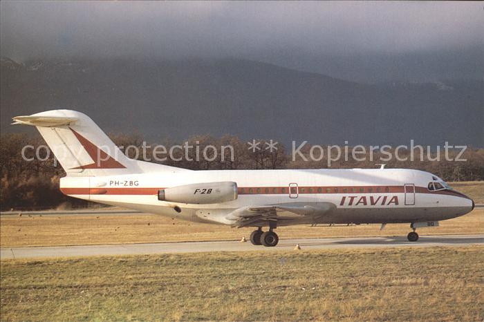 Flugzeuge Zivil Itavia Fokker F28-1000 PH-ZBG c/n 11027