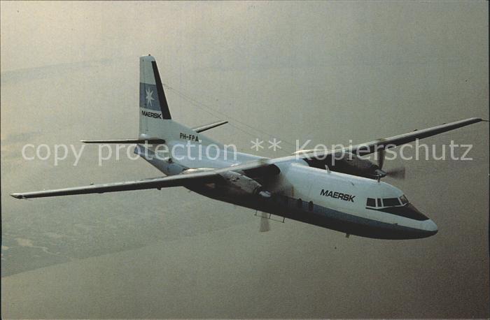 Flugzeuge Zivil Maersk Air Fokker F27