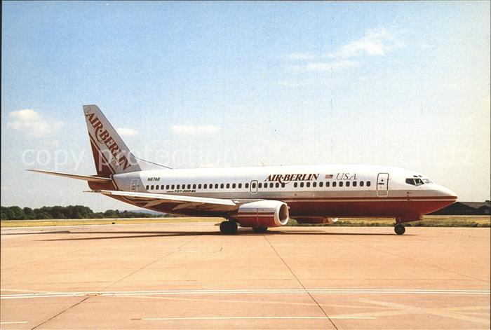 Flugzeuge Zivil Air Berlin Boeing 737-300 N67AB C/N 23496