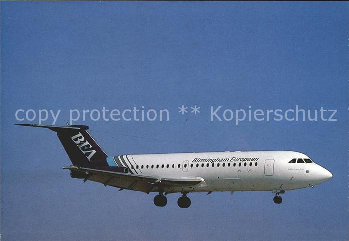 Flugzeuge Zivil Birmingham European BAC 11