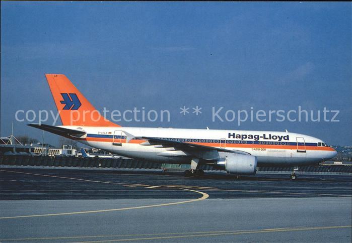 Flugzeuge Zivil Hapag-Lloyd Airbus A-310-300 D-AHLB
