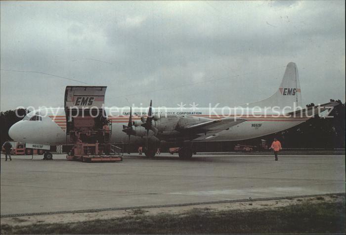 Flugzeuge Zivil EMS Lockheed Electra L-188C N669F