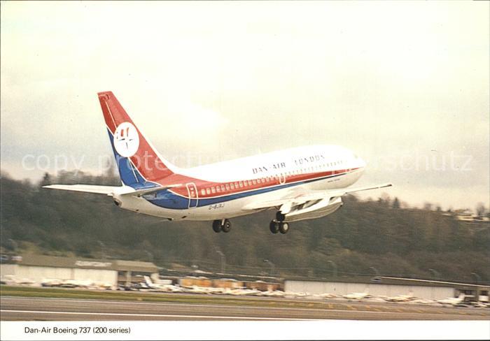 Flugzeuge Zivil Dan-Air Boeing 737