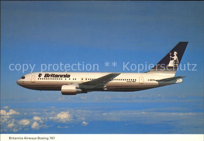 Flugzeuge Zivil Britannia Airways Boeing 767
