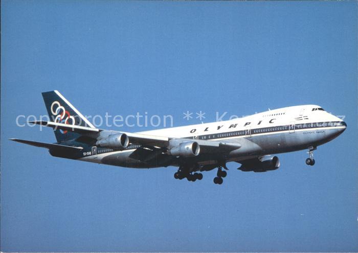 Flugzeuge Zivil Olympic Boeing 747-284B