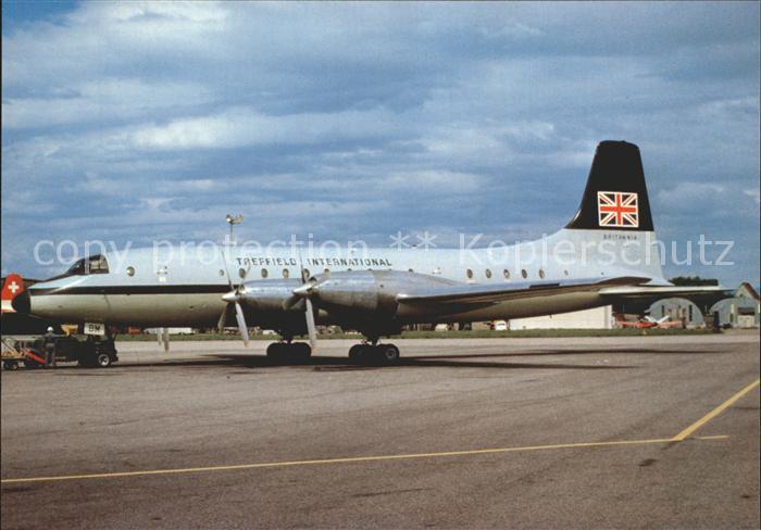 Flugzeuge Zivil Treffield International Bristol Britannia 102 G-ANBM cn 12914