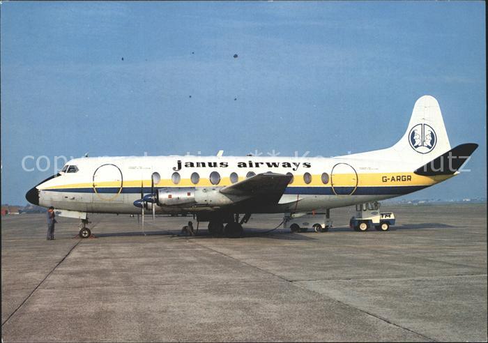 Flugzeuge Zivil Janus Airways Vickers Viscount 708 G-AR