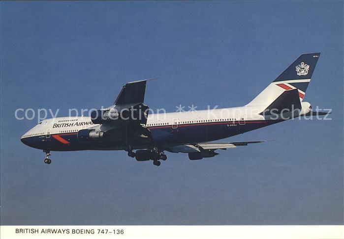 Flugzeuge Zivil British Airways Boeing 747-136