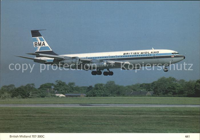 Flugzeuge Zivil British Midland 707-300C