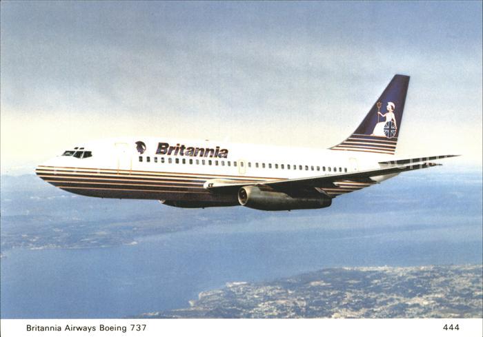 Flugzeuge Zivil Britannia Airways Boeing 737