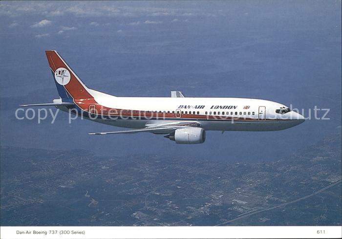 Flugzeuge Zivil Dan-Air Boeing 737 300 Series