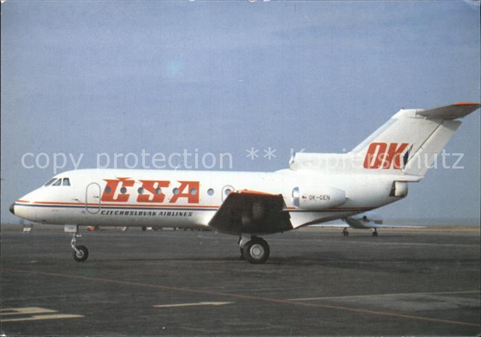 Flugzeuge Zivil CSA Czechoslovak Airlines Yakovlev YAK-40 OK-GEN