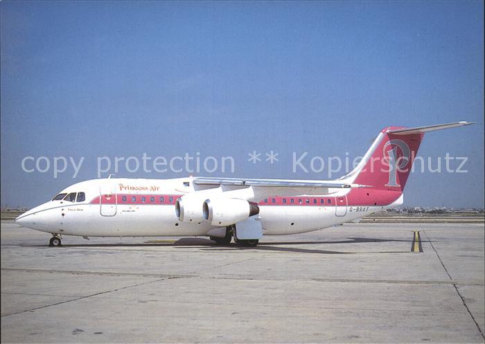 Flugzeuge Zivil Princess Air BAe 146-200 G-BRXT cm E2115