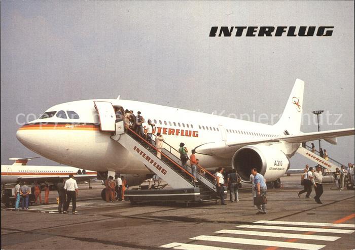 Flugzeuge Zivil Interflug A-310