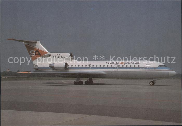Flugzeuge Zivil Saravia Yakovlev YAK-42ML RA-42432