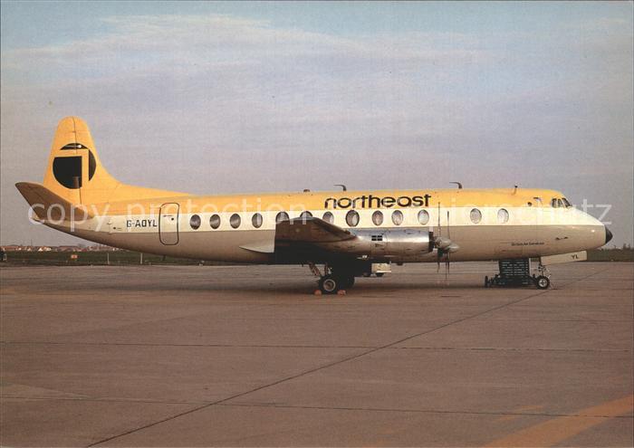 Flugzeuge Zivil Northeast Airlines Vickers Viscount 800 G-AOYL