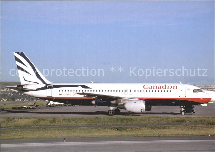 Flugzeuge Zivil Canadian Airlines Airbus A-320 C-FNVU
