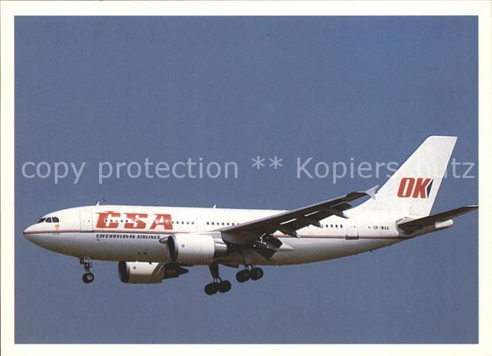 Flugzeuge Zivil CSA Ceskoslovenske Aerolinie Airbus A-310-304 OK-WAA