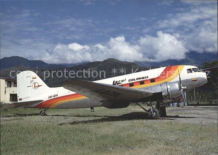 Flugzeuge Zivil Lacol Colombia DC-3/C-47DL HK-124 c/n 4349