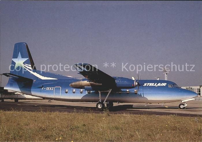 Flugzeuge Zivil Stellair Fairchild F-27J F-GEXZ c/n 074