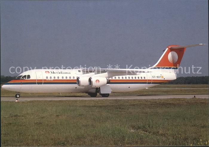 Flugzeuge Zivil Meridiana BAe 146-300 EC-807 c/n 3165