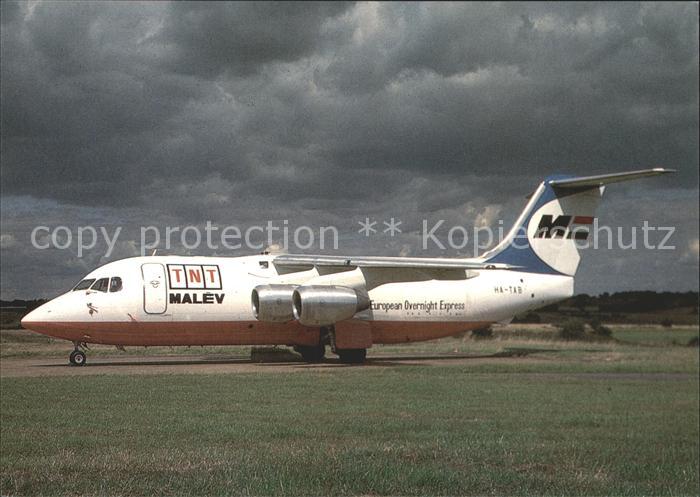Flugzeuge Zivil Malev TNT BAe 146-200 QT HA-TAB