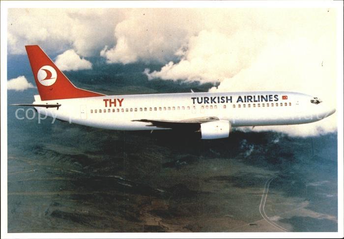 Flugzeuge Zivil Turk Hava Yollari Boeing 737-400