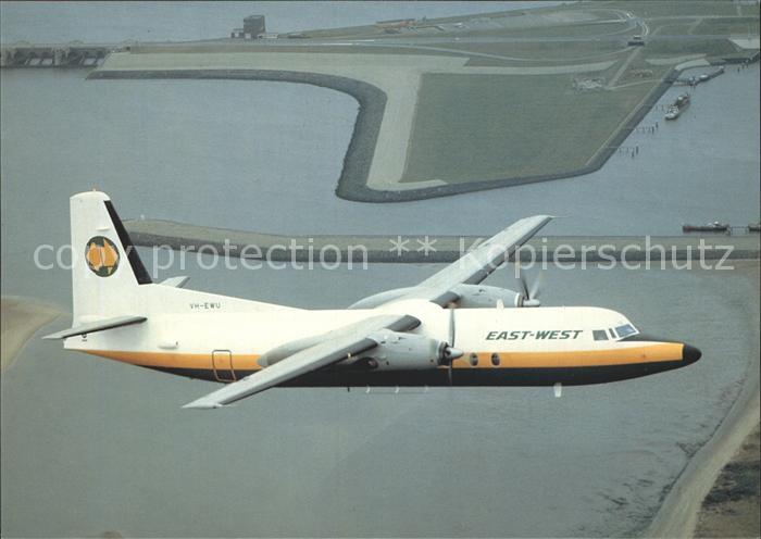 Flugzeuge Zivil East-West Airlines Fokker F27 Mk500 VH-EWU