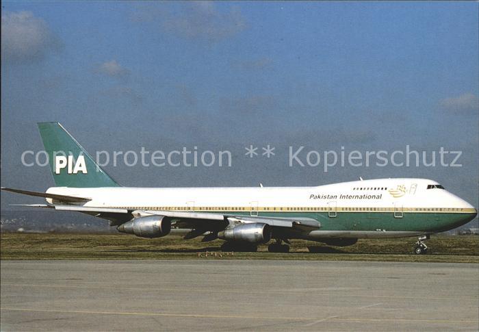 Flugzeuge Zivil PIA Pakistan International Boeing 747