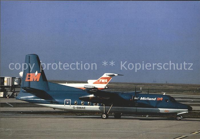 Flugzeuge Zivil British Midland Fokker F-27 G-BMAE