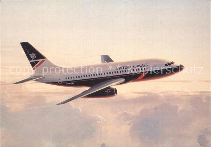 Flugzeuge Zivil British Airways Boeing 737