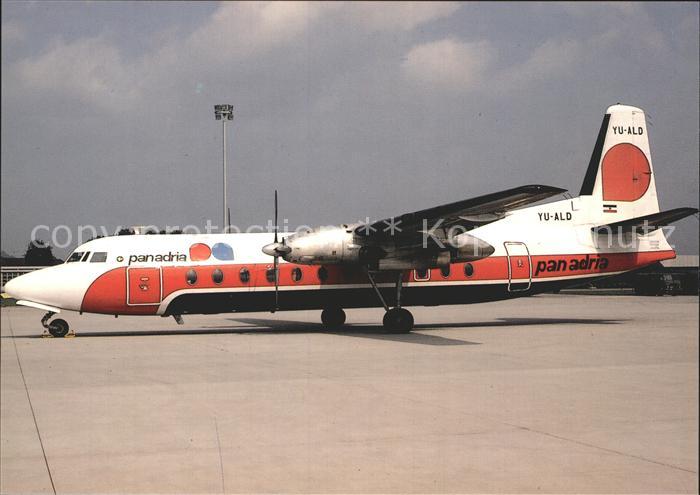 Flugzeuge Zivil Pan Adria Fairchild FH-227B YU-ALD c/n 533
