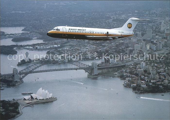 Flugzeuge Zivil East-West Airlines Fokker F28 Mk4000F VH-EWA