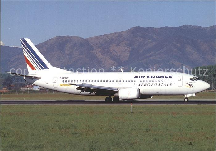 Flugzeuge Zivil L'Aeropostale Air France Boeing 737-3B3 QC F-GFUF