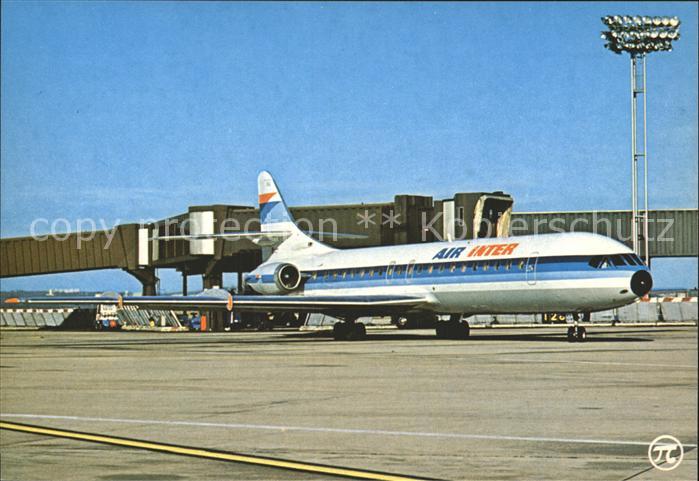 Flugzeuge Zivil Air Inter Caravelle 12